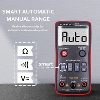 ZOYI Multimeter Digital ZT-A6 Voltmeter Profesional AC/DC Penguji Tegangan Arus dan Resistansi Meter Suhu NCV 600V 4-Digit