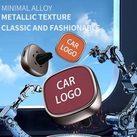Difusor de Aroma para Auto de Lujo, Clip Metálico para Ventilación, Aromaterapia Portátil de Larga Duración, Aleación de Zinc
