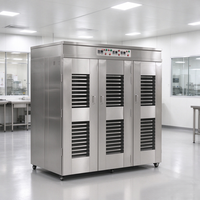 Commerciële energiebesparende heteluchtcirculatie fruitdroogmachine, automatische groente- en vleesdroger voor voedselverwerking