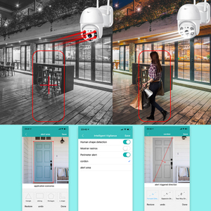 Cámara PTZ WiFi para exteriores con visión nocturna a color de 2MP y 360° de giro e inclinación, aplicación SuLink para seguridad en el hogar y el jardín, ¡en oferta! - Product Image 6
