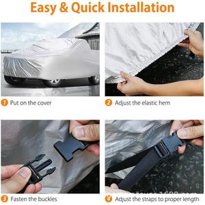 ผ้าคลุมรถกัน<span class=keywords><strong>ฝุ่น</strong></span>หิมะกันน้ำได้ผ้าคลุม<span class=keywords><strong>รถ</strong></span>ทุกคันสำหรับ<span class=keywords><strong>รถ</strong></span> SUV/ซีดาน/<span class=keywords><strong>รถ</strong></span>กระบะ - Product Image 5