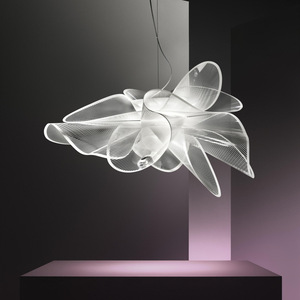 <span class=keywords><strong>Lampadario</strong></span> Italiano <span class=keywords><strong>Slamp</strong></span> per Hotel, Lungo LED in Ferro+PVC Bianco+Oro, Moderno Creativo a Forma di Fiore per Ristorante, Camera da Letto, Studio, Soggiorno - Product Image 5