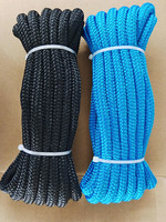 Ligne d'amarrage de bateau de qualité supérieure 3/8\" X 15' (lot de 2) |   Corde d'amarrage marine en nylon tressé double |   Faible Élasticité et Haute Absorption des Chocs