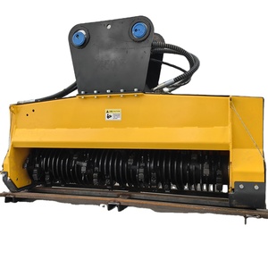 Broyeur forestier hydraulique robuste et attache pour déchiqueteuse de broussailles pour excavatrices de 3 à 30 tonnes - Product Image 1