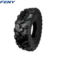 Ensemble de pneus ATV 21x7-8 avant et 20x9.5-8 arrière avec jantes de 8 pouces |   Ensemble de roues tout-terrain sans chambre à air pour kart/quad