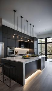 Set di armadi da cucina in legno, - Product Image 4