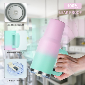 2025 Watersy 40oz 30oz Clientes Botella de acero inoxidable Accesorios para vasos Taza Botellas de agua deportivas Botellas de agua aisladas - Product Image 5