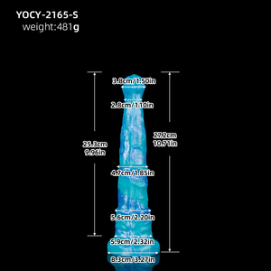 ดิ๊กโด้รูปม้าขนาด 10.7 นิ้ว ยี่ห้อ YOCY พร้อมหัวฉีดน้ำไฟฟ้า ทำจากซิลิโคนแพลตตินั่ม ใช้กระตุ้นทางทวารหนักและช่องคลอด พร้อมจุกดูด - Product Image 6