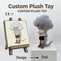 Figurines en peluche personnalisées OEM en gros : Poupées en peluche Miss Mouse et sur le thème du temps, animaux en peluche, mascottes en peluche, peluches anime