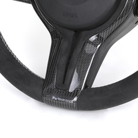 Volant de direction personnalisé avec bandes blanches complètes pour BMW F31 M3 M4 M5 M6 F10 F15 F20 F30 F31 F32 F36 E70 E90