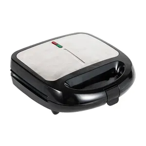 6-in-1 Stainless Steel Sandwich Maker 2-Slice Detachable Plate for Making Sandwiches and Waffles