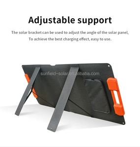 Sunfield Camping 100W 18V 12V Monocrystalline 20% Efficient Portable Foldable <b>USB</b> <b>Charger</b> <b>Solar</b> Panels Kit Outdoor Power Supply - Product Image 3