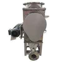 Vanne rotative à clapet facile à nettoyer avec grattoirs pour poudre de lait