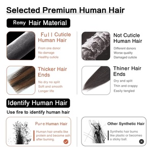 Extensiones de Cabello Adhesivas Mona Tape, Cabello Humano Natural Marrón, Trama Adhesiva, Extensiones de Cabello Real Natural, Sin Costuras, 20 Piezas - Product Image 6