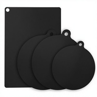 Ensemble de tapis de cuisson en silicone et fibre de verre pour cuisinière à induction, résistant aux hautes températures, antidérapant, isolant thermique, résistant à l'huile