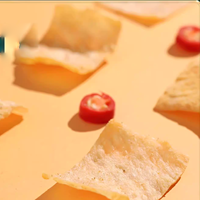 Groothandel Chinese fabriek levert gefrituurde fruit- en groentesnacks, halfzachte yamchips met pittige smaak, 65g, HACCP gecertificeerd