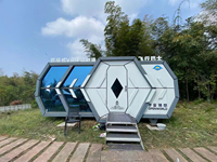 Kabin Luban C30 Mobile Compact Modular Space Capsule Pod, Kabin Prefab Lengkap Berfurnitur untuk Area Wisata, Tempat Glamping Hemat Biaya