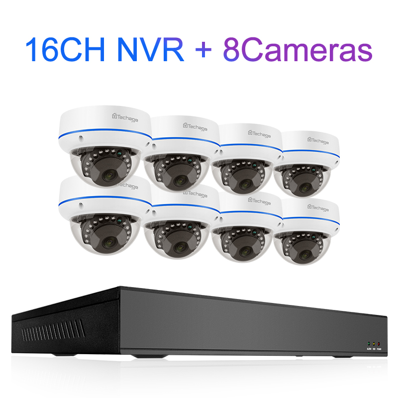 NVR 16 canaux 8 caméras
