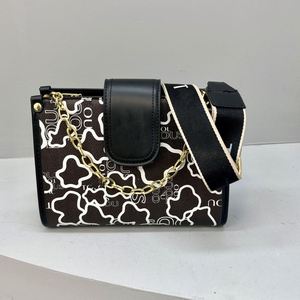 Bolso bandolera de mujer con diseño de osito de dibujos animados y letras, estilo versátil, <span class=keywords><strong>nuevo</strong></span>, con cadena simple. - Product Image 6