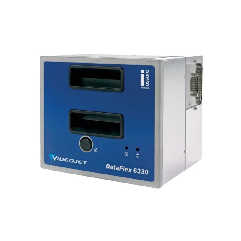 ماكينة طباعة حرارية Videojet Dataflex 6330 32مم Tto، طابعة نقل الطابعات للرقائق المرنة والملصقات والأكياس البلاستيكية