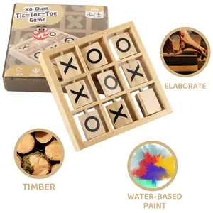 霍伊工艺新品XO象棋游戏3d象棋手眼协调板游戏儿童木板游戏