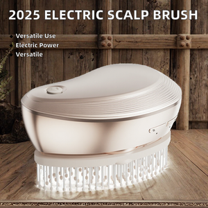<span class=keywords><strong>2025</strong></span> nuevo modelo masajeador eléctrico para el cuero cabelludo cepillo de pelo peine vibrador Aerosol aceite Spray estimulador de belleza masajeador de cabeza dirigido - Product Image 2