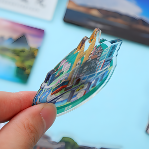 מדבקת מקרר אקרילי מותאם אישית מדבקות Pvc מגנט מדבקות לצרף עיצוב המקפיא דלת פלסטיק חמוד - Product Image 6