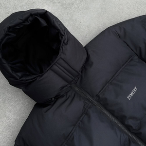 Cappotto impermeabile antivento di Design invernale giubbotti imbottiti personalizzati per uomo <span class=keywords><strong>Bomber</strong></span> piumino staccabile cappello piumino uomo - Product Image 2