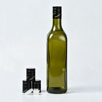 Bouchon de bouteille d'huile d'olive inviolable en aluminium de 31,5 mm avec insert verseur, vente en gros