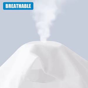 Ensemble de literie en <span class=keywords><strong>bambou</strong></span>/coton, housses de matelas imperméables, protège-matelas, tissu tricoté écologique, 200 fils au pouce carré, lavable en machine - Product Image 3