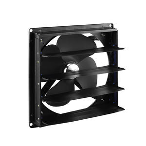 พัดลมดูดอากาศแบบมีบานเกล็ดไฟฟ้า เงียบ สำหรับใช้ในครัวเรือนและอุตสาหกรรม ระบายควันจากครัวด้านหลัง โครงเหล็กเต็มตัว ผลิตจากโรงงาน - Product Image 4