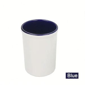 Blank <b>Ceramic</b> <b>Pen</b> Holder Brush Pot for Sublimation Heat Transfer Printing - Product Image 3