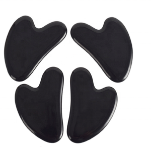 ossidiana <span class=keywords><strong>pietra</strong></span> nera Gua Sha <span class=keywords><strong>massaggiatore</strong></span> facciale per l'applicazione sul <span class=keywords><strong>viso</strong></span> - Product Image 3