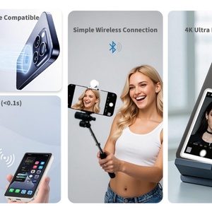 Màn hình giám sát từ tính linh hoạt 4 inch cho iPhone phụ kiện nhựa không dây điều khiển từ xa vlog Selfie phát trực tiếp - Product Image 5