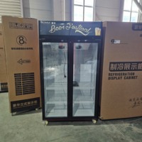 Réfrigérateur à boissons à cadre noir, à refroidissement rapide, à compresseur économe en énergie, direct usine, pour salle de sport, bar à jus, complexe hôtelier, cuisine