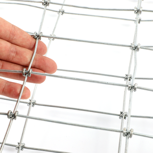 1,8/2,0/2,5mm Draht durchmesser Neues Design Vierkant knoten Feuer verzinkter Drahtgitter zaun für Pferde rinder Schaf grasland - Product Image 3