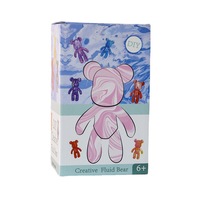 Ours fluide de 23 cm à personnaliser, jouet artisanal pour enfants, jouet de coloriage Ours fluide Brick