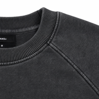 Sweat-shirt à col rond en tissu CVC, coupe ample et oversize pour homme, pull en molleton, fournisseur en gros de streetwear