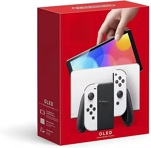 Bán hàng 100% chuyển đổi 32GB OLED giao diện điều khiển với Neon màu Xanh cần điều khiển & Trò chơi Bộ điều khiển - Product Image 4