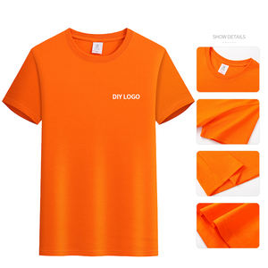 T-shirt da uomo in cotone 100% Unisex di alta qualità 220g stile uniforme dello schermo evento del campo in stile aziendale t-shirt bianche per adulti - Product Image 3