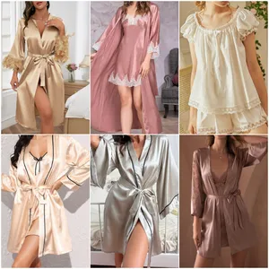 Wholesale Export Trade Used Girls women nightgown pajamas Used Clothes