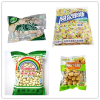 Machine d'emballage CE Direct pour barres énergétiques granola, mélange de fruits secs, pois chiches grillés, fruits lyophilisés et chips de chou frisé