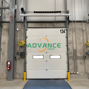 Porte sectionnelle industrielle isolée en acier galvanisé <span class=keywords><strong>4M</strong></span> X <span class=keywords><strong>4M</strong></span> certifiée CE Advance, taille personnalisée - Product Image 4