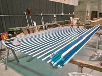 Harga terbaik transparan rol Slat pintu penutup aluminium jernih/tabung besi tahan karat tahan air toko komersial