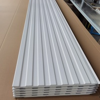 Panneaux sandwich modernes en mousse de polyuréthane ignifuge pour bardage extérieur en métal, isolation structurelle décorative pour toiture de maison