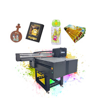 Impresora Uv de cama plana 6090 Impresora Uv industrial A1Phone Case Impresora Uv 3 I3200 Cabezales PP Software para impresión de vidrio de taza de botella