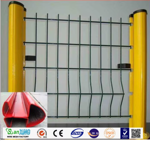 Poteau de clôture de pêche en PVC à bas prix pour panneau de treillis métallique soudé hollandais hollandais incurvé 3D/V pour les chantiers de construction à Hebei en Chine - Product Image 6