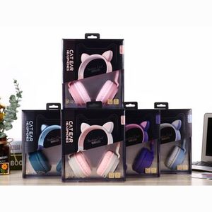 Auriculares Bluetooth V5.0 con cancelación de ruido y Supergraves para niñas, cascos inalámbricos con orejas de gato para videojuegos, Led, 2021 - Product Image 6