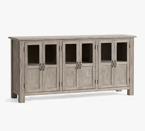 buffet cabinet wood modern luxury indoor furniture 75" buffet