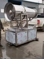 Canon à brouillard électrique télécommandé 30-80M pour la suppression de la poussière et la suppression des brumes dans les travaux d'excavation, de terrassement, de fossés, de fondations et de chantiers de construction